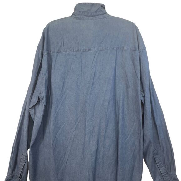 PAUL McCARTNEY US 2005 TOUR DENIM button up SHIRT COTTON HERITAGE xxl - Picture 13 of 14